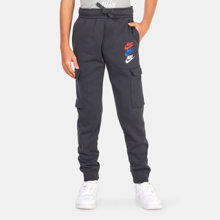 Nike Kids' Sportswear Fleece Cargo Pants Grey image number 0