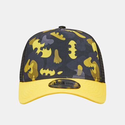 New Era Kids' Batman DC Print Trucker Cap Black New Era Kids' Batman DC Print Trucker Cap Black