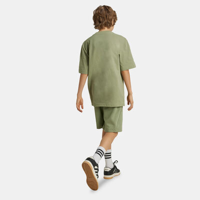 adidas Kids' Future Icons Logo Shorts Green