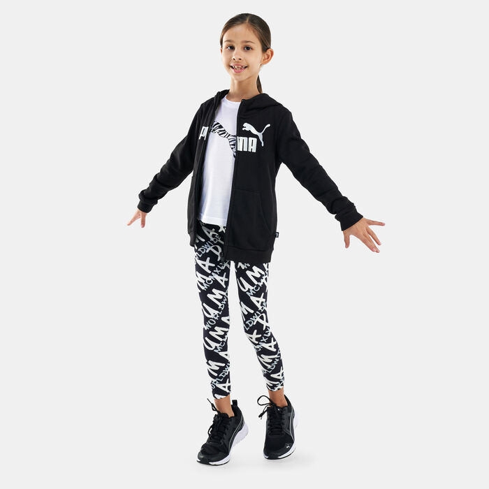 PUMA Kids' Youth Essential Logo Hoodie Black PUMA Kids' Youth Essential Logo Hoodie Black image number 2