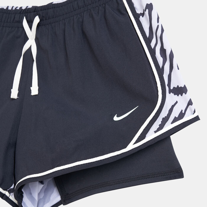 Nike Kids' Dri-FIT Tempo Printed Running Shorts Black image number 2