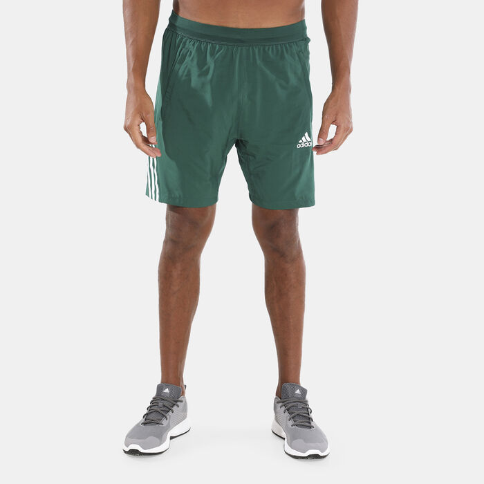 adidas Men's AEROREADY 3-Stripes 8-Inch Shorts Green adidas Men's AEROREADY 3-Stripes 8-Inch Shorts Green image number 0