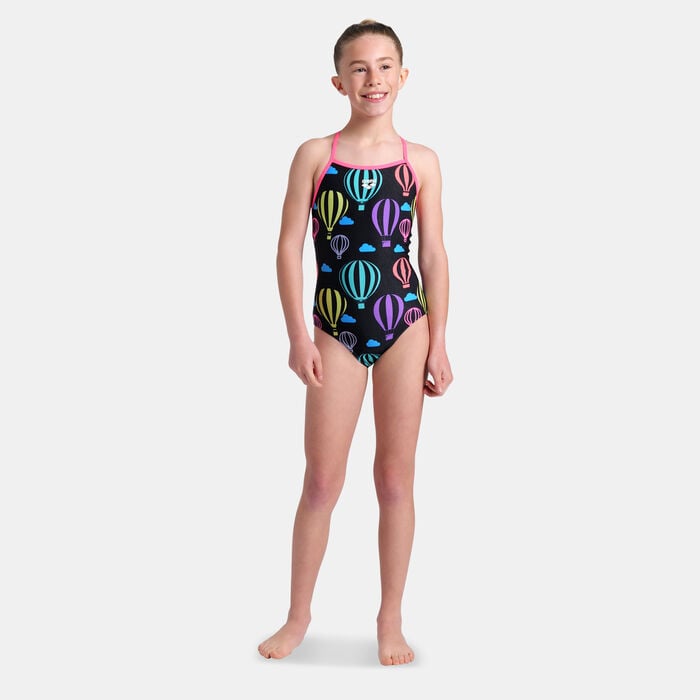 Arena Kids' Balloons One-Piece Swimsuit Black Arena Kids' Balloons One-Piece Swimsuit Black image number 2