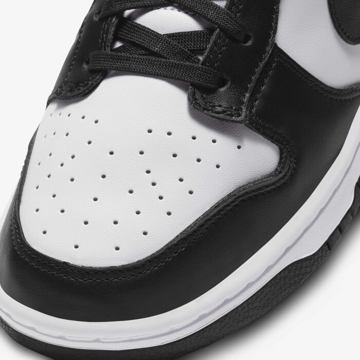 Nike Men's Dunk Low Retro Shoes Black image number 7