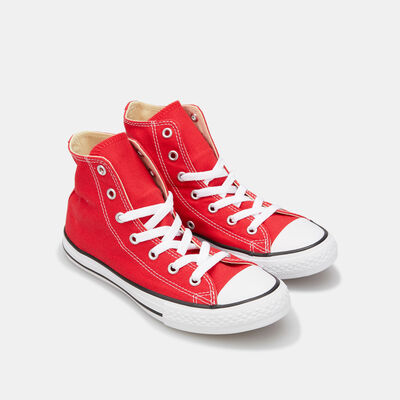 Converse Kids' Chuck Taylor All Star Hi-Top Unisex Shoe (Younger Kids) Red