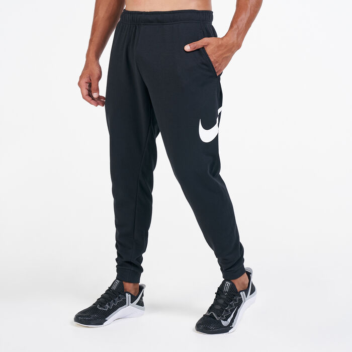 Nike Men's Dri-FIT Dry Graphic Tapered Training Pants Black Nike Men's Dri-FIT Dry Graphic Tapered Training Pants Black image number 0