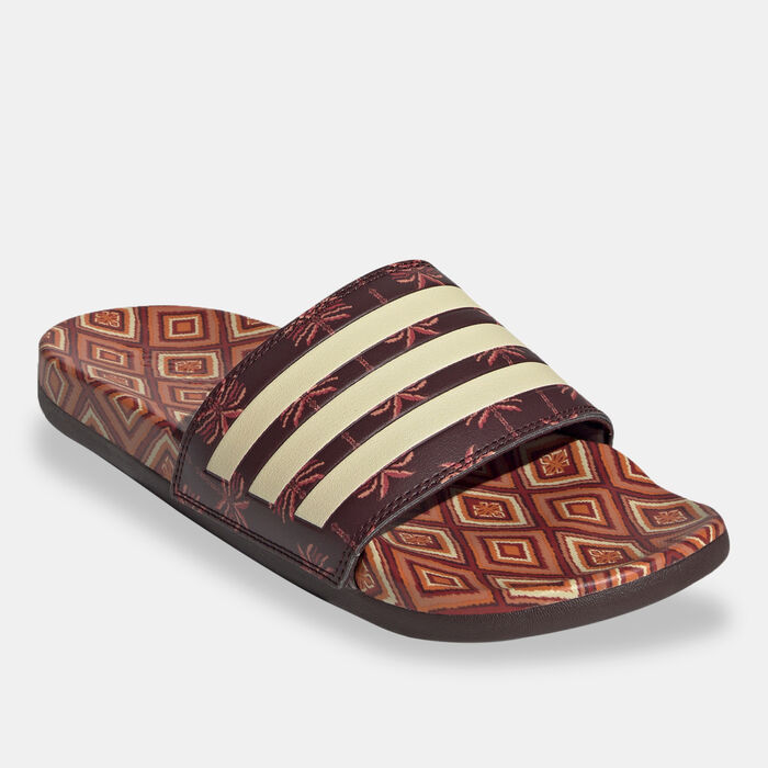 adidas Women's Adilette Comfort Slides Brown image number 0