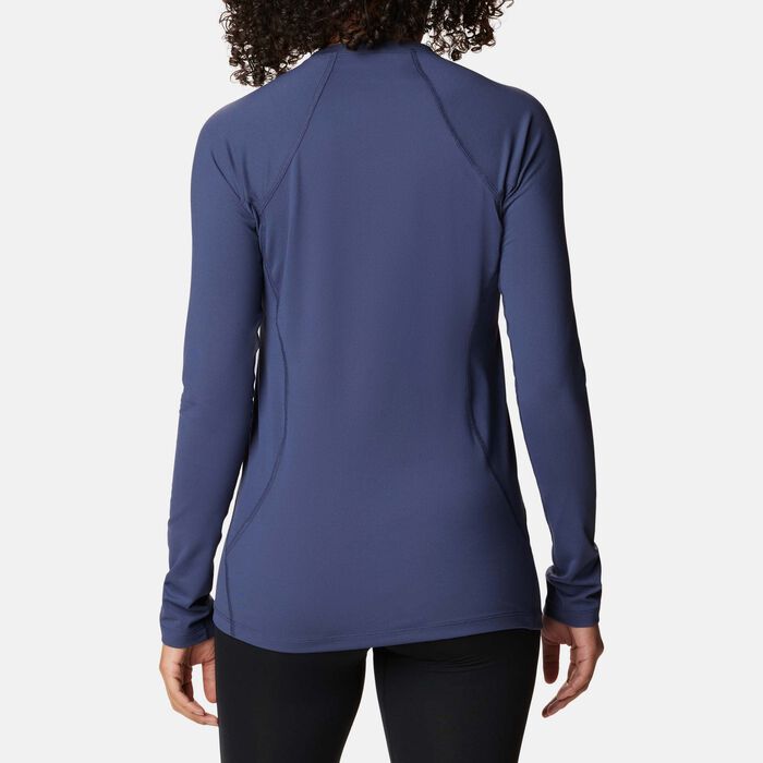 Columbia Women's Midweight Stretch Baselayer Long Sleeve Top Blue Columbia Women's Midweight Stretch Baselayer Long Sleeve Top Blue image number 1