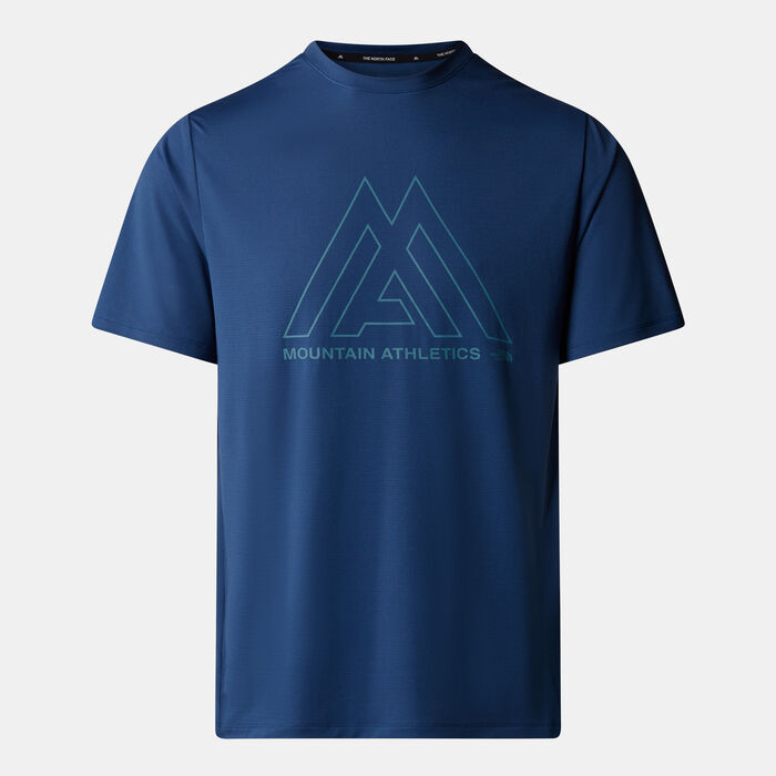 The North Face Men's Mountain Athletics 24/7 T-Shirt Blue The North Face Men's Mountain Athletics 24/7 T-Shirt Blue image number 0