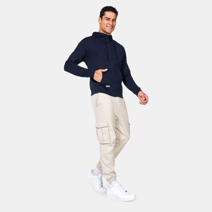 Sun and Sand Sports Men's Zipper Hoodie Blue Sun and Sand Sports Men's Zipper Hoodie Blue image number 2