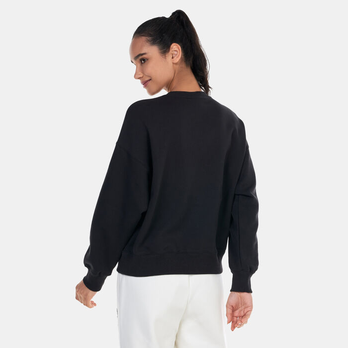 PUMA Women's x LIBERTY Sweatshirt Black PUMA Women's x LIBERTY Sweatshirt Black image number 1