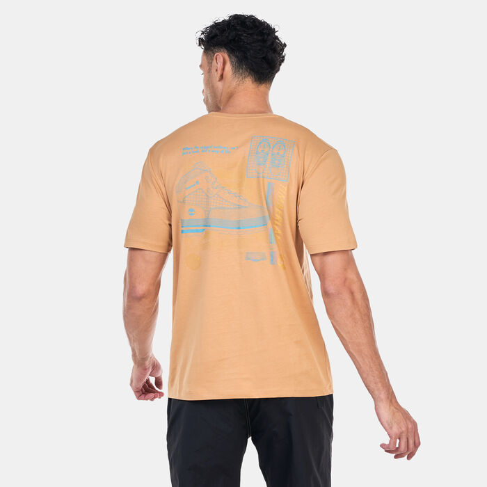 Timberland Men's Graphic Print T-Shirt Gold Timberland Men's Graphic Print T-Shirt Gold image number 1