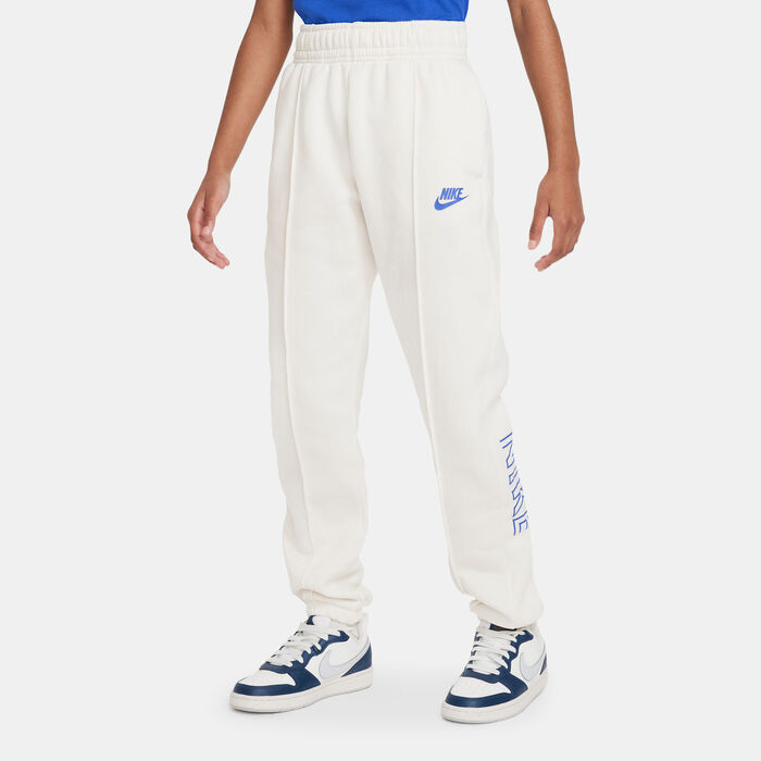 Nike Kids' Sportswear Fleece Pants (Older Kids) White Nike Kids' Sportswear Fleece Pants (Older Kids) White image number 0