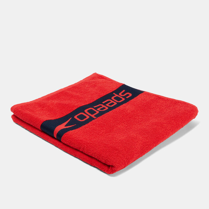 Speedo Border Towel Red image number 1