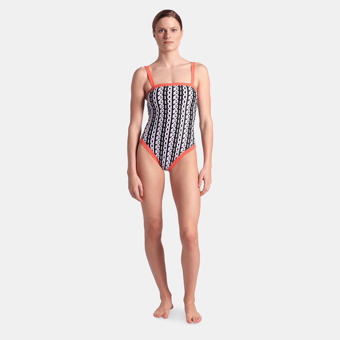 Arena Women's Monogram One-Piece Swimsuit Multi image number 2