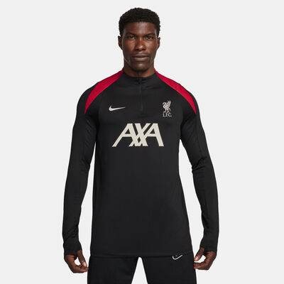 Nike Men's Liverpool Dri-FIT Strike Drill Football Top Black