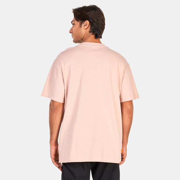 Timberland Men's Progressive Utility Multi-Pocket T-Shirt Pink Timberland Men's Progressive Utility Multi-Pocket T-Shirt Pink image number 1