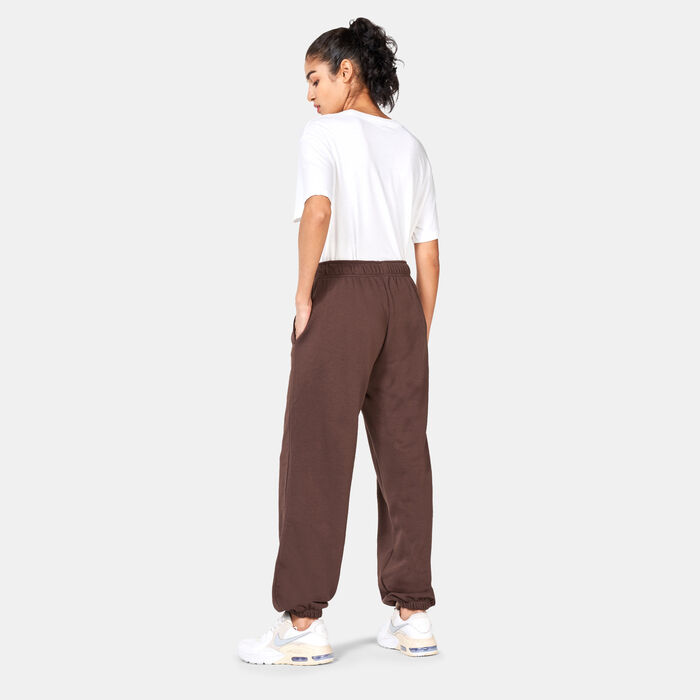 Nike Women's Sportswear Air Fleece High-Rise Sweatpants Brown Nike Women's Sportswear Air Fleece High-Rise Sweatpants Brown image number 1