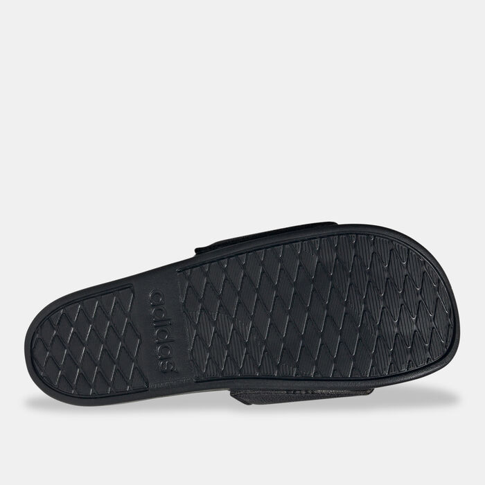 adidas Men's Adilette Comfort Slides Black adidas Men's Adilette Comfort Slides Black image number 3