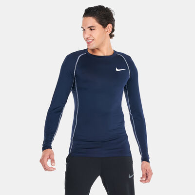 Nike Men's Pro Dri-Fit Tight T-Shirt Blue