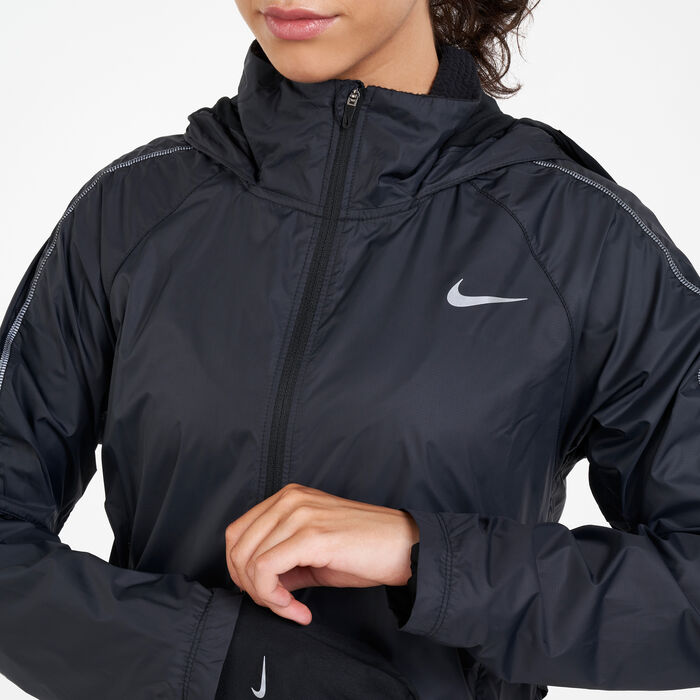 Nike Women's Shield Jacket Black image number 3
