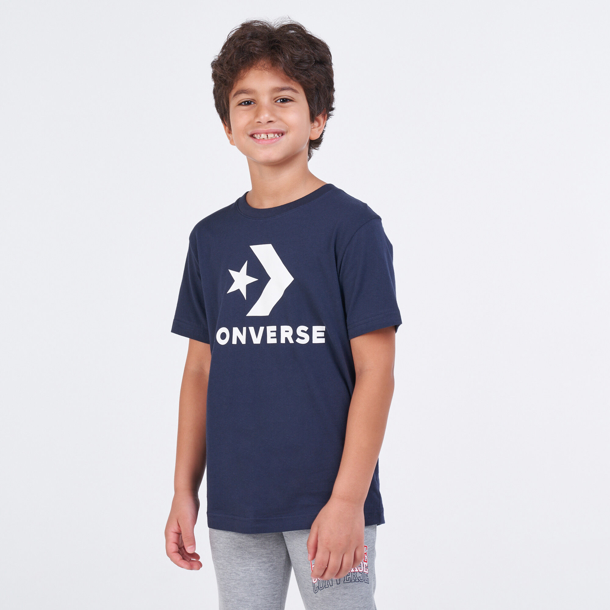 Kids Stack Wordmark T shirt Older Kids Multi Converse in Qatar SSS