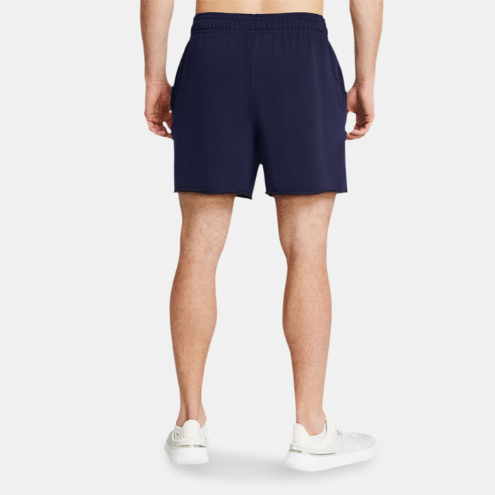 Under Armour Men's Rival Terry Shorts Blue Under Armour Men's Rival Terry Shorts Blue image number 1