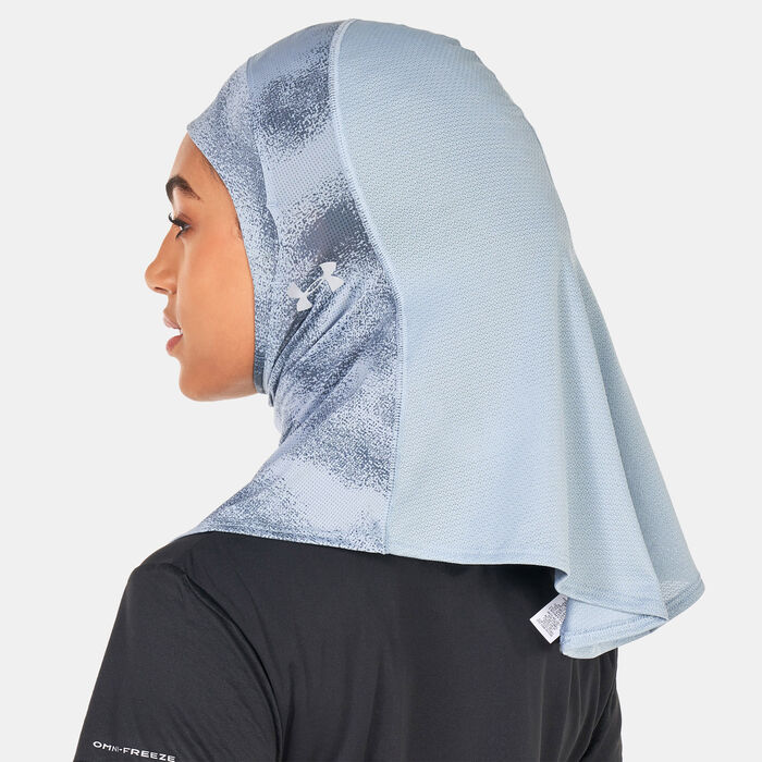 Under Armour Women's UA Sport Hijab Grey Under Armour Women's UA Sport Hijab Grey image number 1