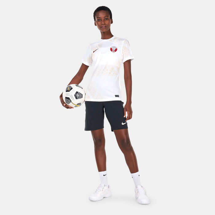 Nike Women's Qatar Dri-FIT Stadium Jersey White image number 2