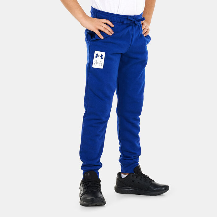 Under Armour Kids' Rival Terry Joggers Blue image number 0