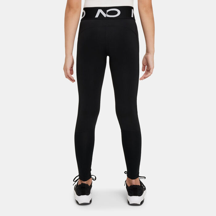 Nike Girls' Pro Dri-FIT Leggings Black Nike Girls' Pro Dri-FIT Leggings Black image number 1