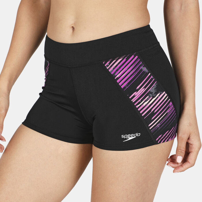 Speedo Women's Sports Bike Shorts Black Speedo Women's Sports Bike Shorts Black image number 3