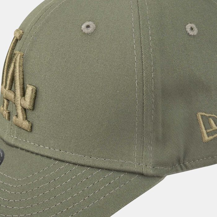 New Era Men's League Essential Los Angeles Dodgers 39THIRTY Cap Green New Era Men's League Essential Los Angeles Dodgers 39THIRTY Cap Green image number 2