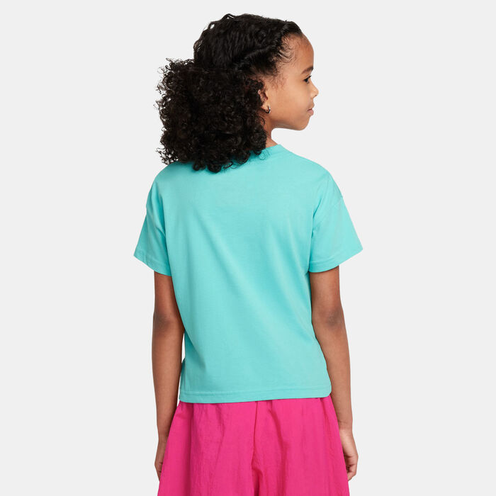 Nike Kids' Sportswear T-Shirt (Older Kids) Blue Nike Kids' Sportswear T-Shirt (Older Kids) Blue image number 1