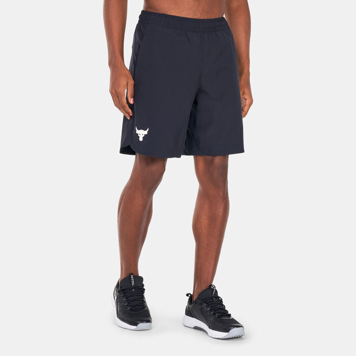 Under Armour Men's UA Project Rock Woven Shorts Black image number 0