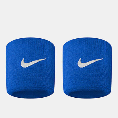 Nike Men's Swoosh Wristbands Blue