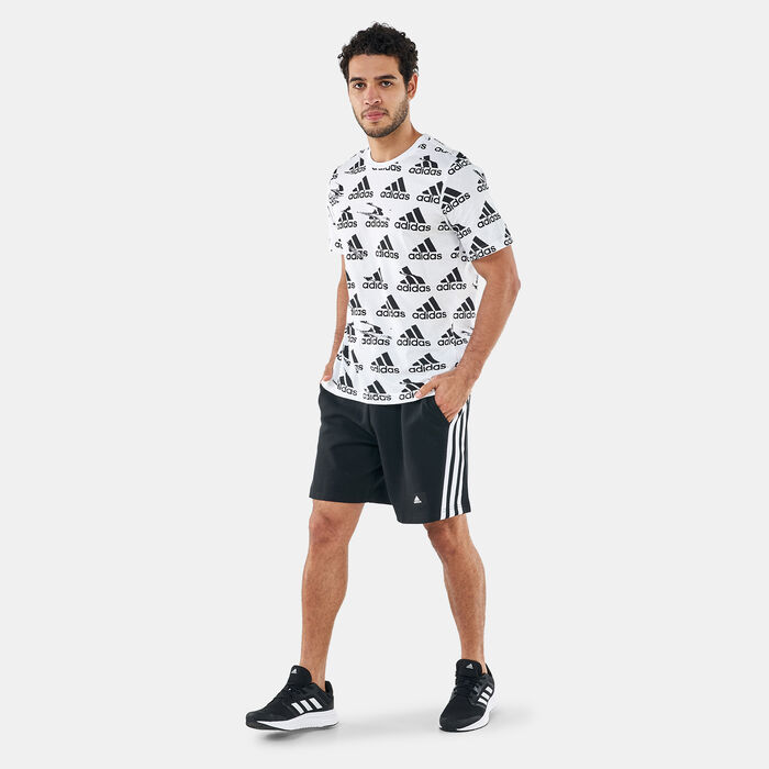 adidas Men's Future Icons 3-Stripes Shorts Black adidas Men's Future Icons 3-Stripes Shorts Black image number 2