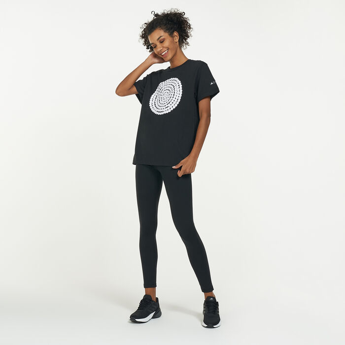 adidas Women's Sportswear Marimekko Graphic T-Shirt Black adidas Women's Sportswear Marimekko Graphic T-Shirt Black image number 2