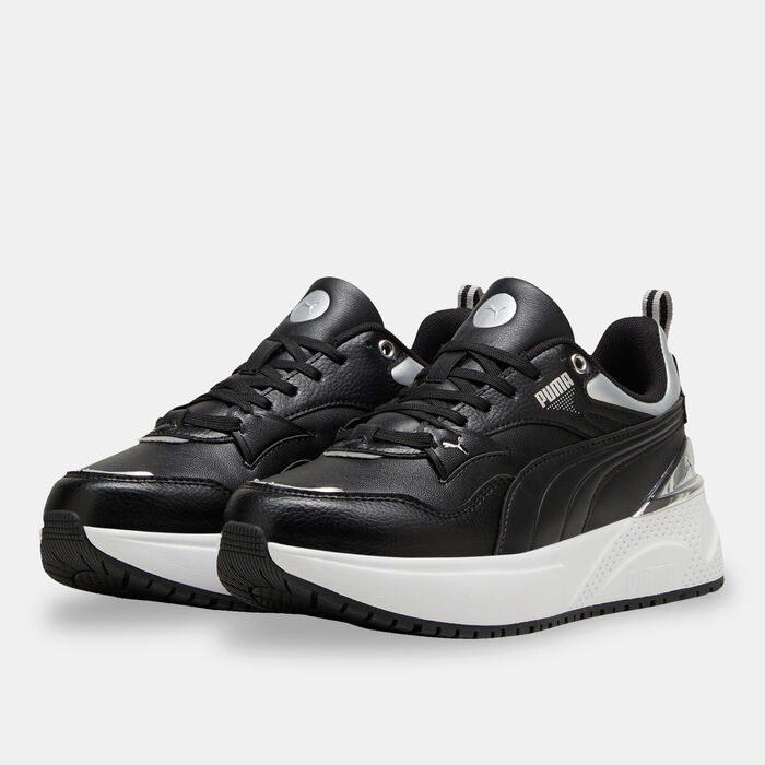 PUMA Women's R78 Disrupt Metallic Dream Shoes White image number 1