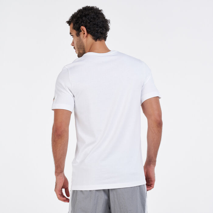Nike Men's Sportswear Swoosh 50 Photo T-Shirt White Nike Men's Sportswear Swoosh 50 Photo T-Shirt White image number 1