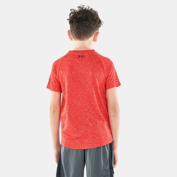 Under Armour Kids' UA Tech 2.0 Nova T-Shirt Red Under Armour Kids' UA Tech 2.0 Nova T-Shirt Red image number 1