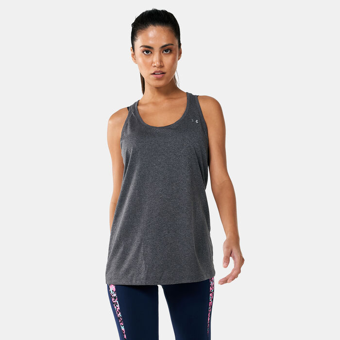 Under Armour Women's Tech™ Tank Top Grey Under Armour Women's Tech™ Tank Top Grey image number 0