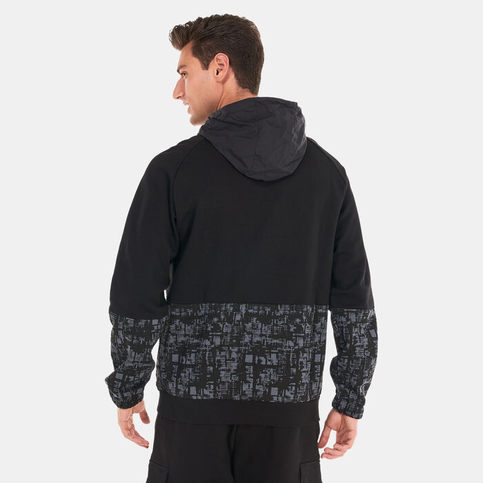 EA7 Emporio Armani Men's Train Visibility Graphic Hoodie Black EA7 Emporio Armani Men's Train Visibility Graphic Hoodie Black image number 1