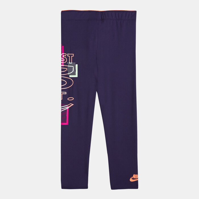 Nike Kids' Sportswear Create Leggings Purple Nike Kids' Sportswear Create Leggings Purple image number 1