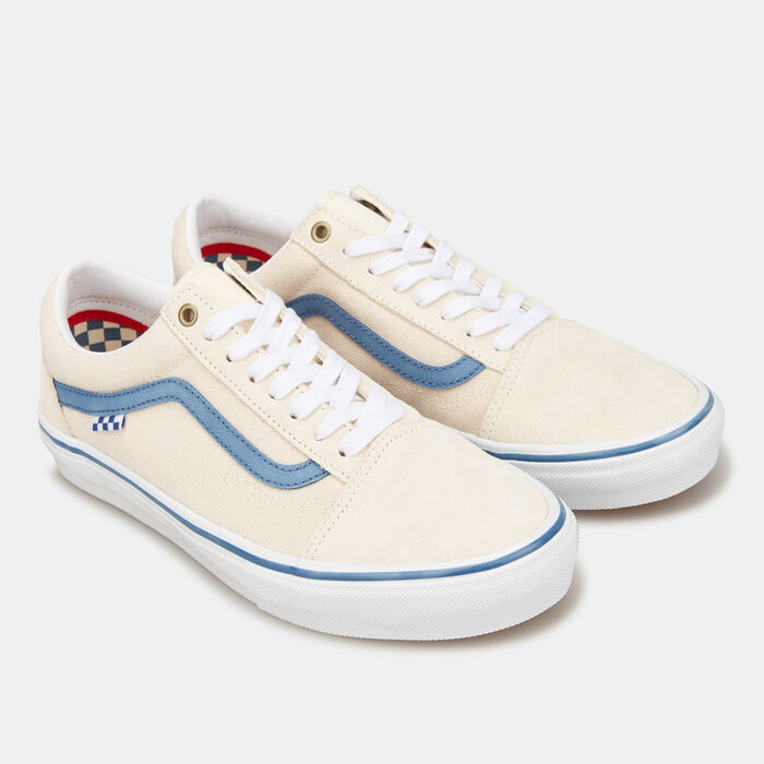 Vans Raw Canvas Skate Old Skool Unisex Shoe White Vans Raw Canvas Skate Old Skool Unisex Shoe White image number 1