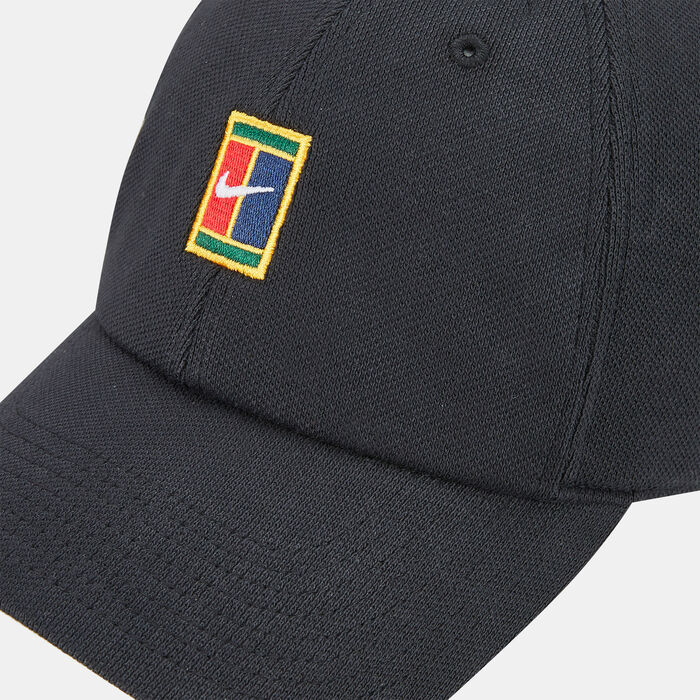 Nike Men's Court Heritage86 Logo Tennis Cap Black Nike Men's Court Heritage86 Logo Tennis Cap Black image number 2
