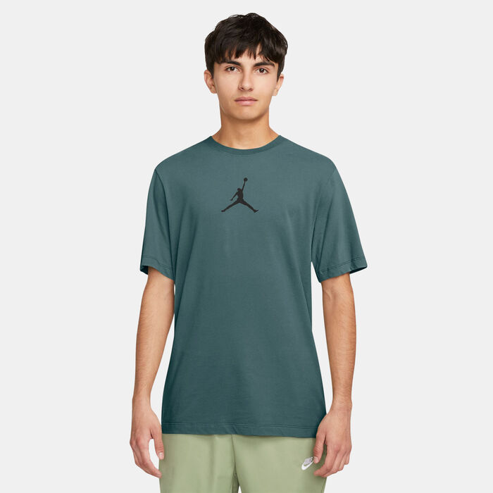 Jordan Men's Dri-FIT Jumpman T-Shirt Green Jordan Men's Dri-FIT Jumpman T-Shirt Green image number 0