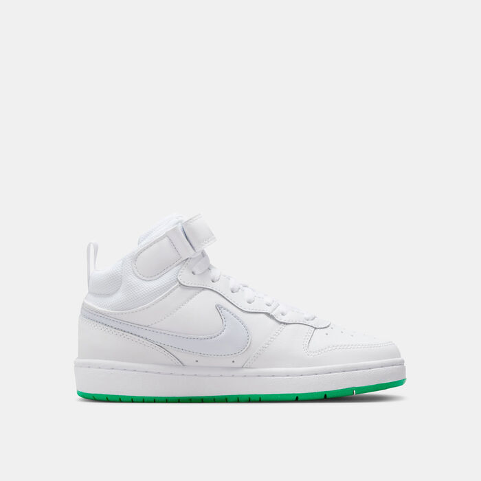 Nike Kids' Court Borough Mid 2 Shoes White Nike Kids' Court Borough Mid 2 Shoes White image number 2