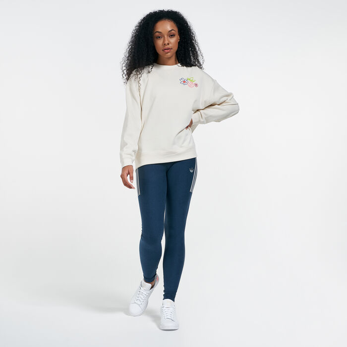 adidas Originals Women's Adicolor Essentials Sweatshirt Multi adidas Originals Women's Adicolor Essentials Sweatshirt Multi image number 2