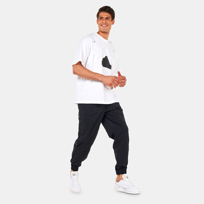 adidas Men's Oversized T-Shirt White adidas Men's Oversized T-Shirt White image number 2